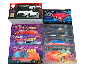 Corvette Heritage Collection Complete Set of 90 Vintage Extra-wide