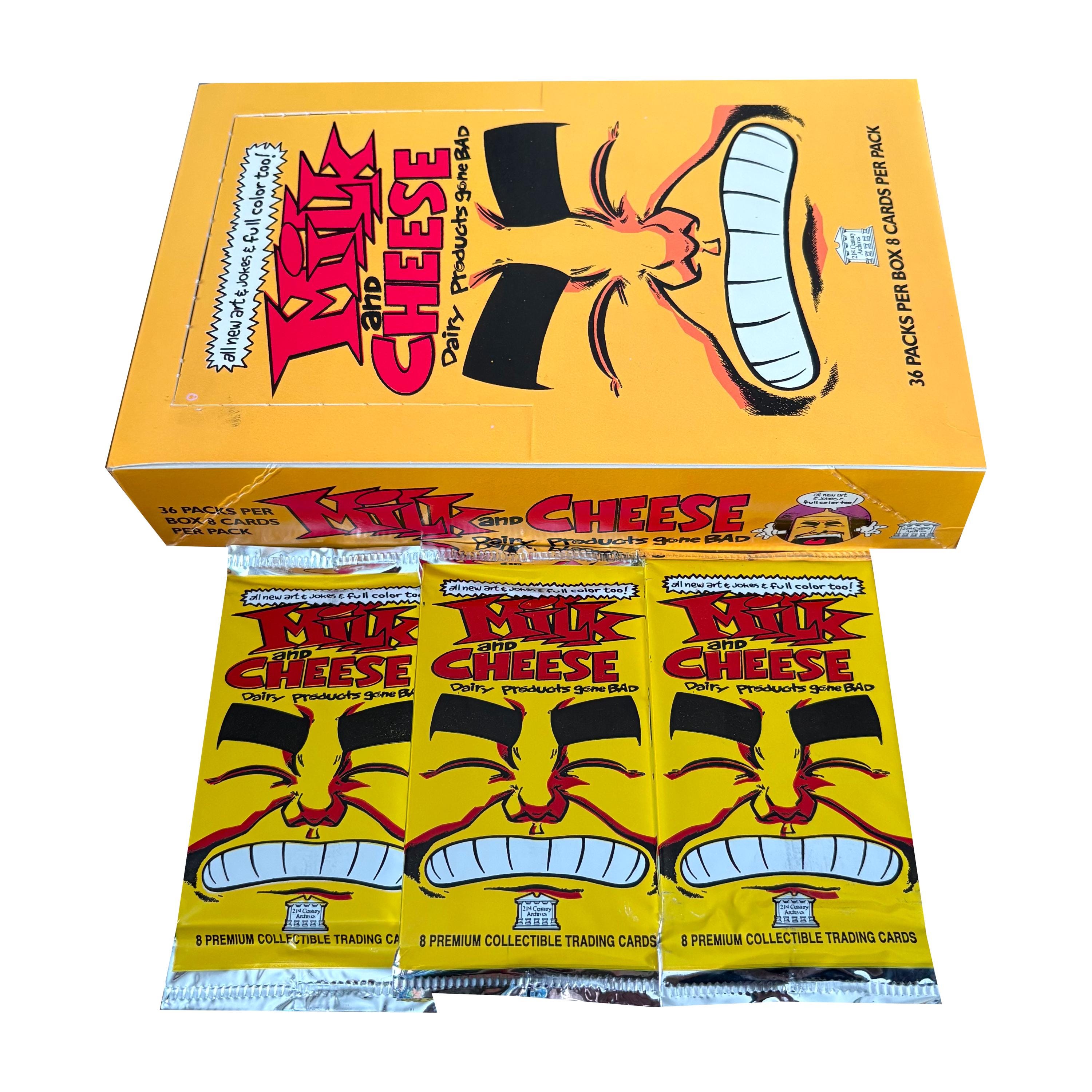 3 Packs of Milk and Cheese Dairy Products Gone Bad Vintage Trading