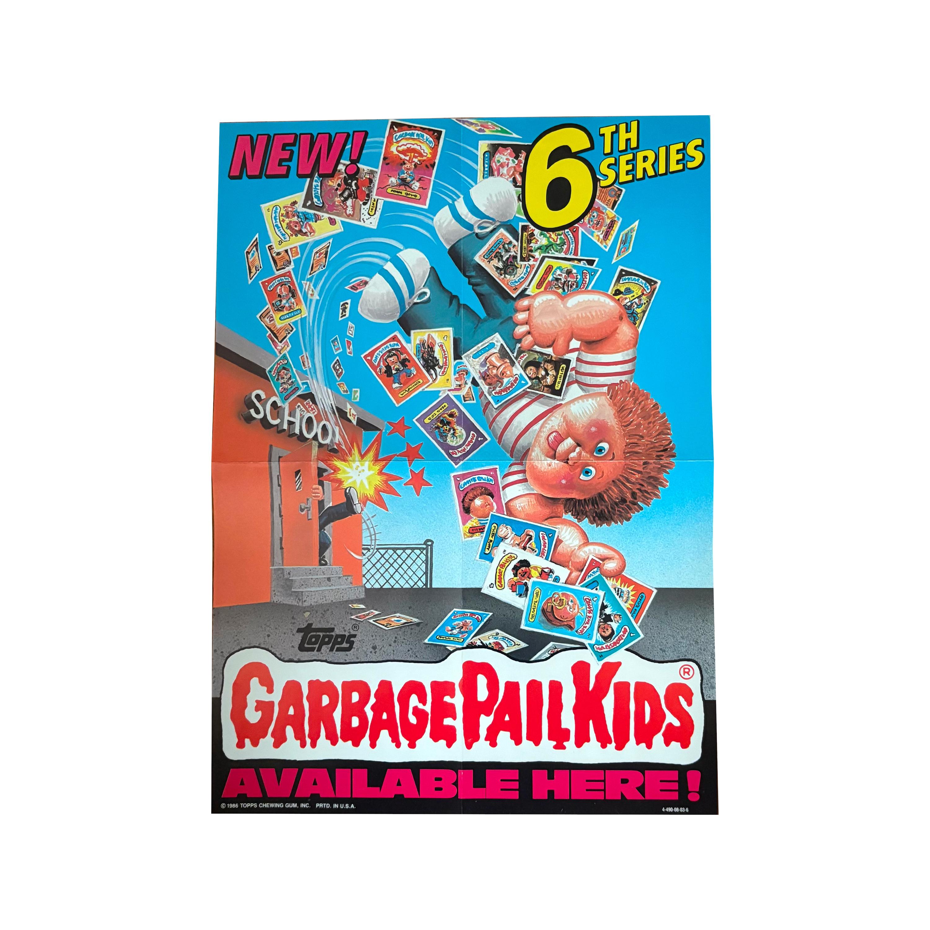 Garbage Pail Kids Series 6 Box Topper Promo Poster in Excellent