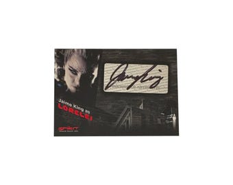 The Spirit vintage trading card A-2 Jaime King as Lorelei authentic autograph. Made by Inkworks.