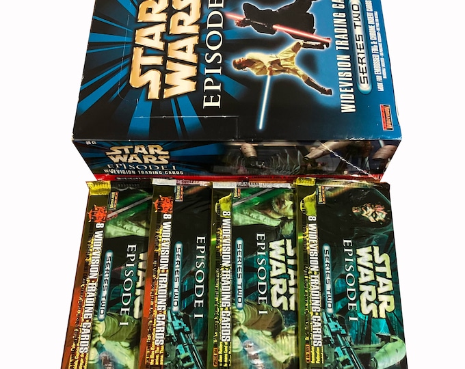 4 Packs of Star Wars Episode 1 the Phantom Menace Series 2 Vintage