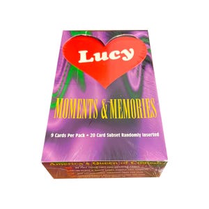 Boîte scellée en usine de cartes à collectionner vintage I Love Lucy Moments & Memories of the Queen of Comedy. 36 paquets, 9 cartes par paquet. CRK 1995.