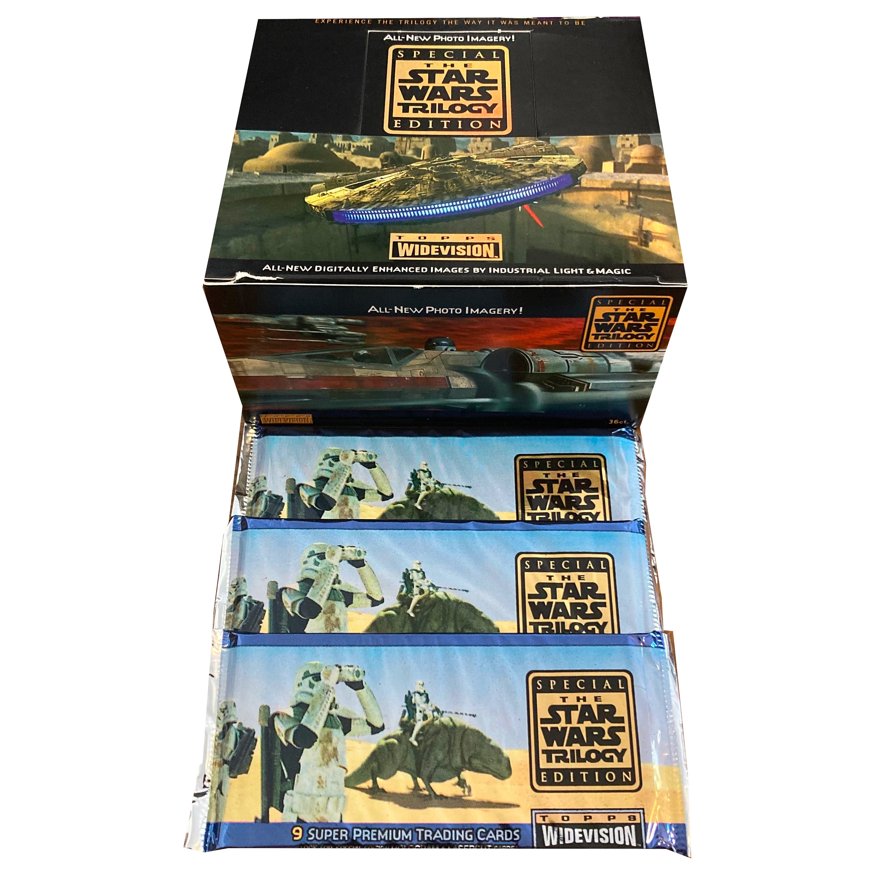 3 Packs of the Star Wars Trilogy Special Edition Super Wide Movie