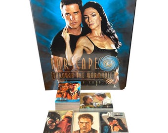 Farscape Through The Wormhole mini master set with binder, costume cards + autograph cards + much more. See description for full information