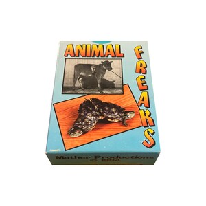 Animal Freaks Complete Boxed Set of 40 Vintage Trading Cards