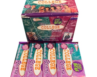 4 packs of Saved By the Bell - The College Years vintage trading cards. 10 cards per pack. Pacific 1994. Zack! Screech! Slater! Kelly!