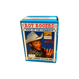 Roy Rogers King Of the Cowboys Series 2 komplettes Set mit 100 Vintage-Sammelkarten. Comic Cover von Nov. 1953- Okt. 1961 in 4-farbig.