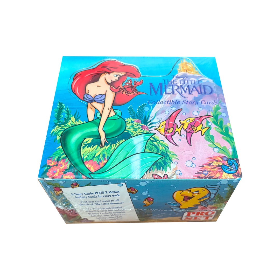 Factory Sealed Box of Disney's the Little Mermaid Trading Cards