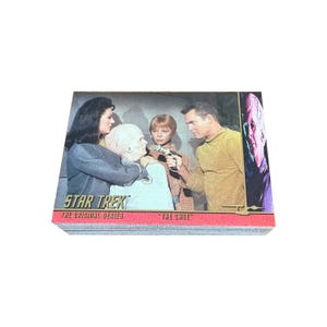 Star Trek The Original Series series 1 complete 58-card Character Log subset in excellent condition. Skybox 1997. Cards C1-C58.