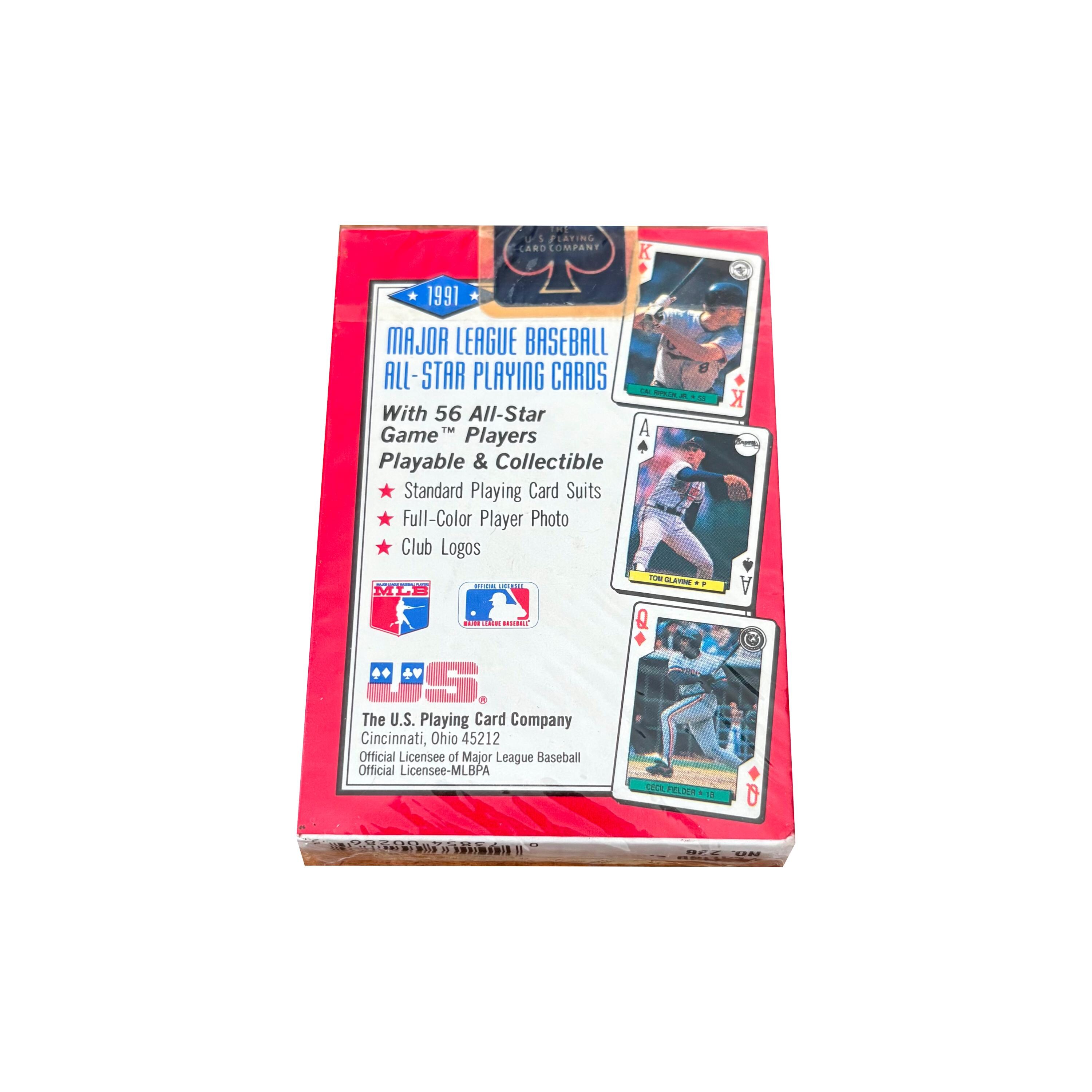1991 Major League Baseball All-stars Deck of Playing Cards