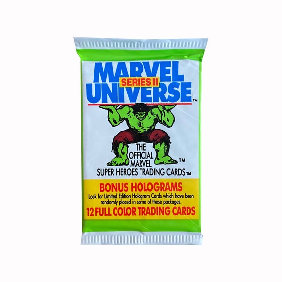 1 Pack of Marvel Universe Series 2 Vintage Trading Cards. You
