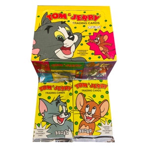 2 packs of Tom & Jerry vintage trading cards. 8 cards per pack. Collect all 60! You will receive one of each wrapper variation guaranteed.