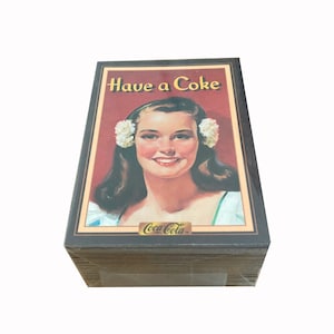 Coca-Cola serie 3 complete set van 100 vintage ruilkaarten (#201-300) in uitstekende staat. Collect-A-Card 1994.