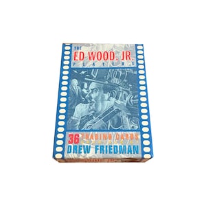 De Ed Wood, Jr. Players 2nd Ed complete set van 36 vintage ruilkaarten in doos. Bela Lugosi Vampira Tor Johnson en de rest van de bende!