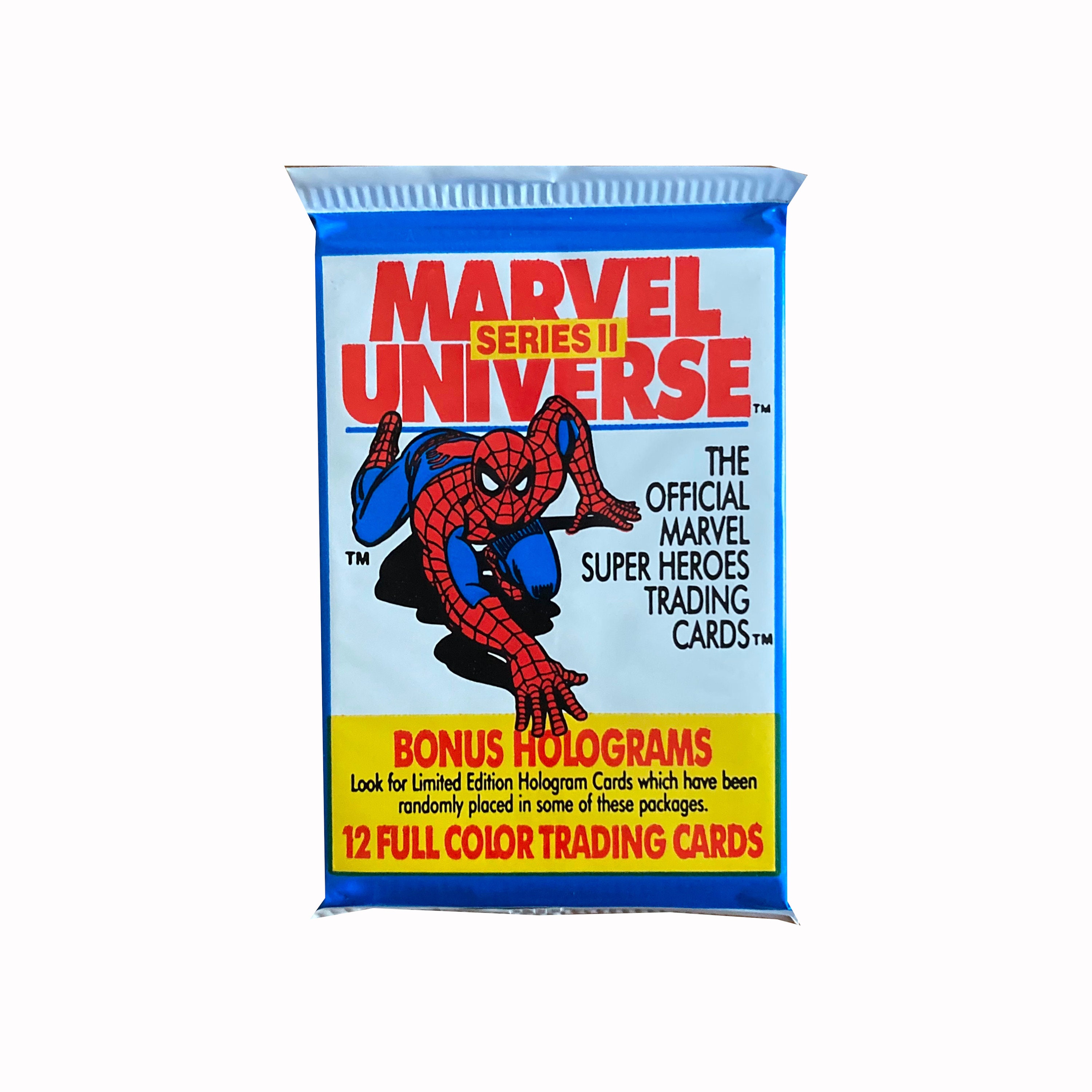 1 Pack of Marvel Universe Series 2 Vintage Trading Cards