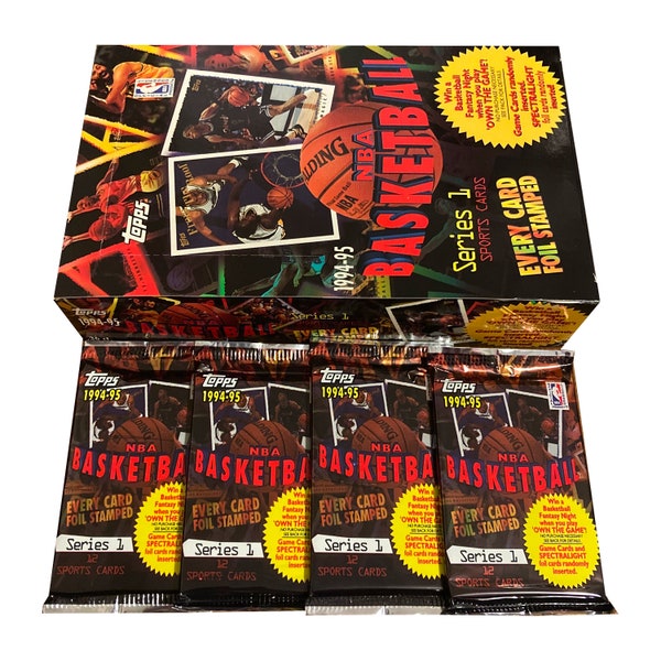 1994-95 Topps Stadium Club Series 1 Basketball Box
