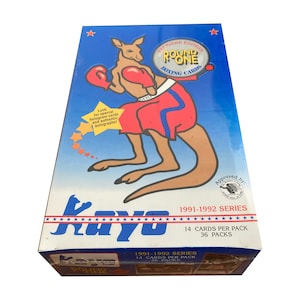 Boîte scellée en usine de cartes de collection de boxe Kayo Round One. Série 1991-1992. 36 paquets. 14 cartes par paquet. Camacho ! Morrison ! Terry Norris !