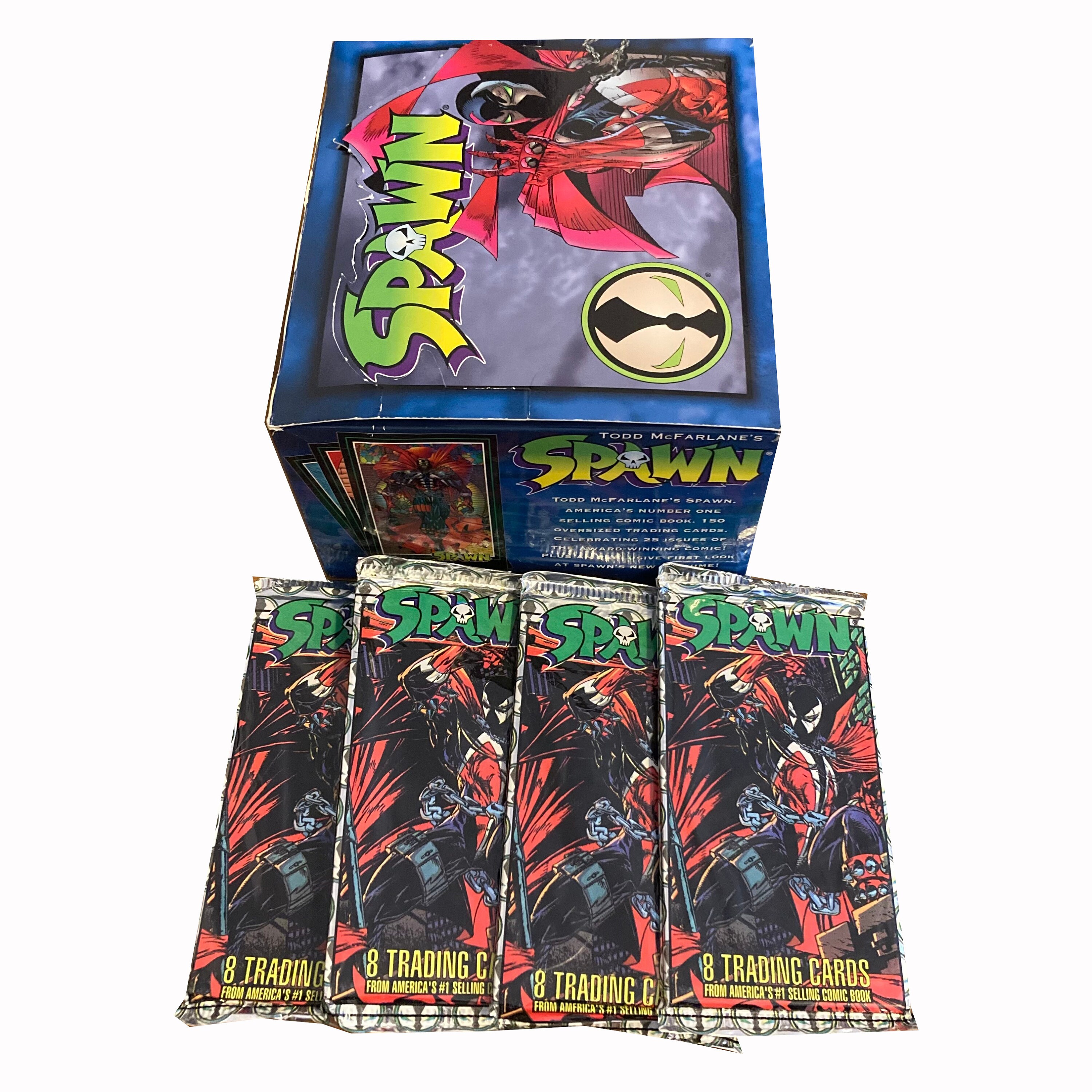 4 Packs of Spawn Trading Cards. 8 Cards per Pack. Randomly