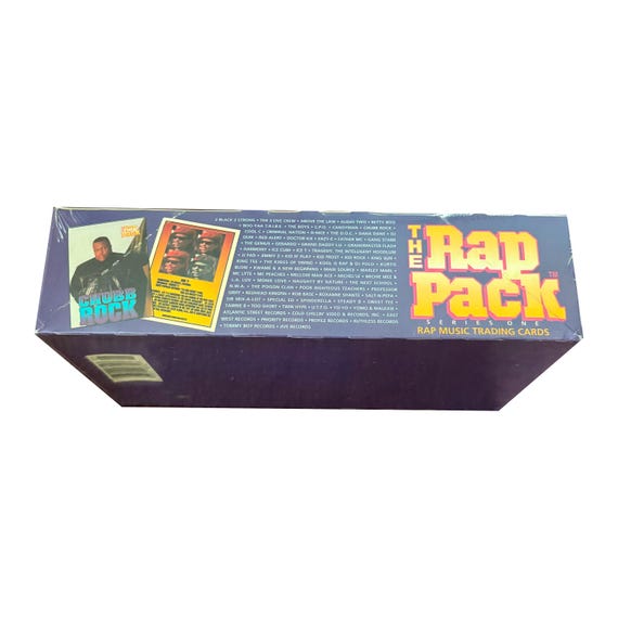 Factory Sealed Box of the Rap Pack Vintage Trading Cards. 36 Packs