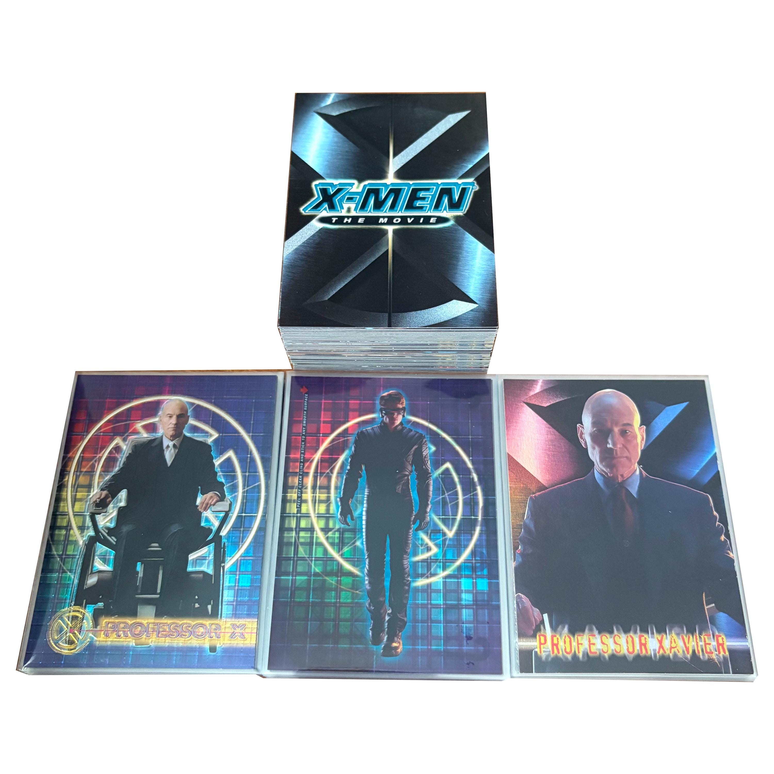 X-men Movie Complete Set of 72 Vintage Trading Cards + 3 Rare