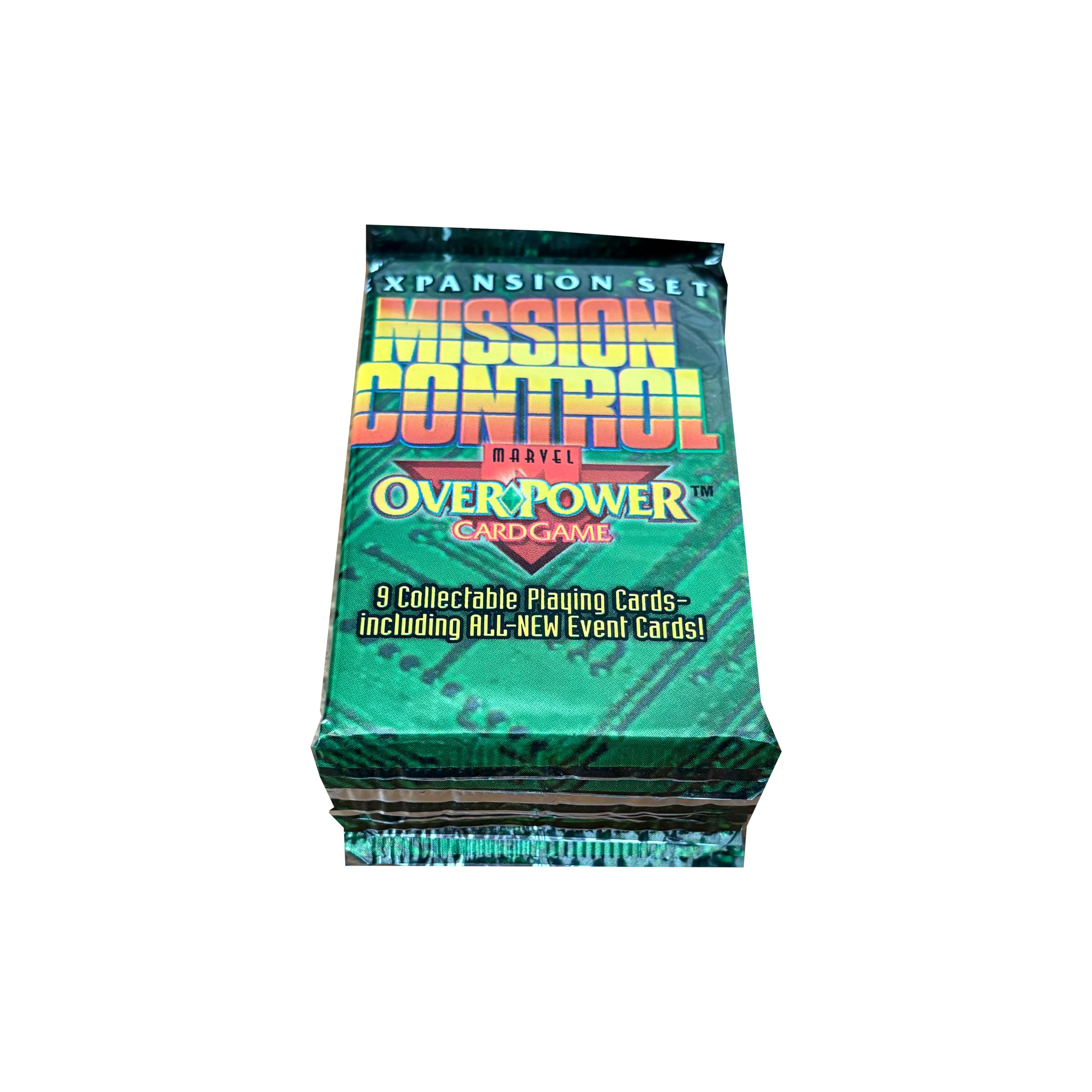10 Packs of Marvel Overpower Collectable Card Game Mission Control Booster  Packs. 9 Cards per Pack Including All-new Event Cards! Fleer 1996 - Etsy