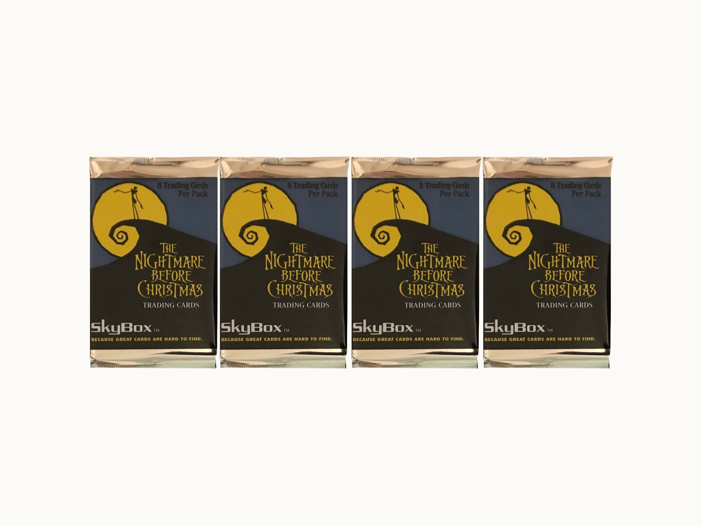 4 Packs of the Nightmare Before Christmas Vintage Trading - Etsy