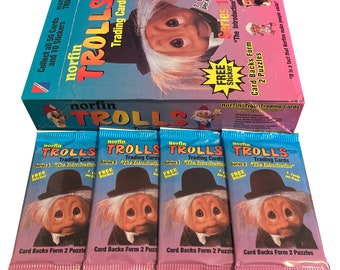 Vintage Troll Trading Cards / Norfin Trolls Collectible Cards