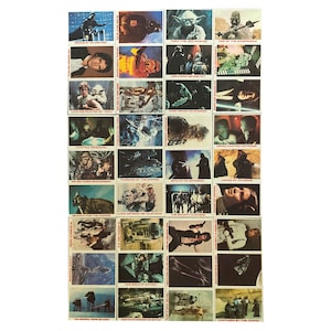 Star Wars The Empire Strikes Back Iedereen wint ruilkaarten. Complete set van 36 in 12 panelen van 3 kaarten. Uitgebracht door Burger King in 1980.