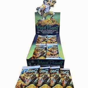 4 pakjes Mike Ploog Fantastic Art-ruilkaarten. 10 kaarten per pakje. Friedlander Uitgeversgroep 1994.