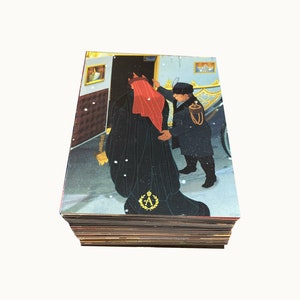 Anastasia complete basisset van 99 vintage ruilkaarten in uitstekende staat. Bovendek 1998.