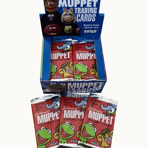 3 packs of Jim Henson's Muppets trading cards. Each pack contains 8 cards. Originally released by Cardz in 1993. Collect them all!