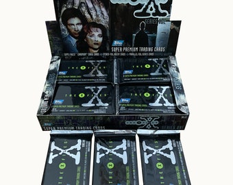 3 packs of The X-Files Season 1 vintage trading cards. 9 cards per pack. Topps 1995. The Truth Is Out There! Dana Scully! Fox Mulder!