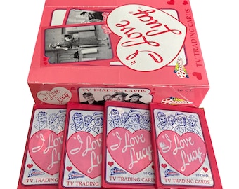 4 packs of I Love Lucy vintage trading card wax packs. 10 cards per pack. Pacific 1991. Must have for any Lucille Ball fan. Desi Arnaz.