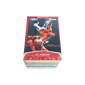 TNA-impact! complete set van 100 vintage worstelkaarten in uitstekende staat. Inaugurele uitgave. Vervaardigd door Tristar.