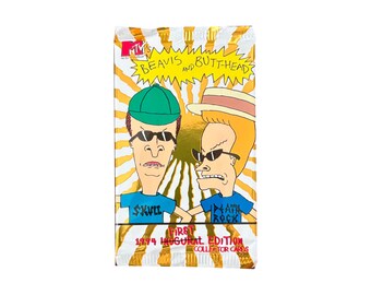 ビーバス＆バットヘッドのヴィンテージ・トレーディングカード1パック