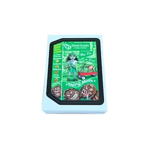 Wacky Packages All-New Series 7 complete set of 55 vintage sticker cards in excellent condition. Topps 2010. ANS7 GPK