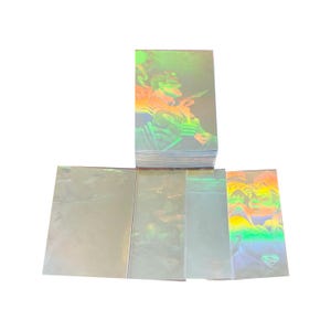 Superman Holo-Series complete gold parallel set of 50 vintage trading cards + H1-H4 Holoaction chase cards. Difficult set! Skybox 1996.