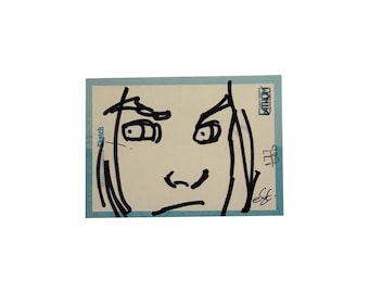 Michael Turner's Fathom trading cards premiere edition original artist sketch card. #177/500. Top Cow/Dynamic Forces  2001.