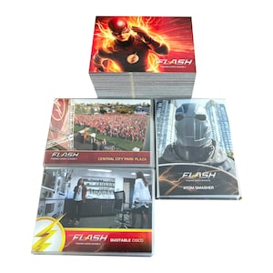 The Flash Season 2 complete set van 72 vintage ruilkaarten + 3 complete subsets in uitstekende staat. Uitgegeven door Cryptozoic. DC Universe