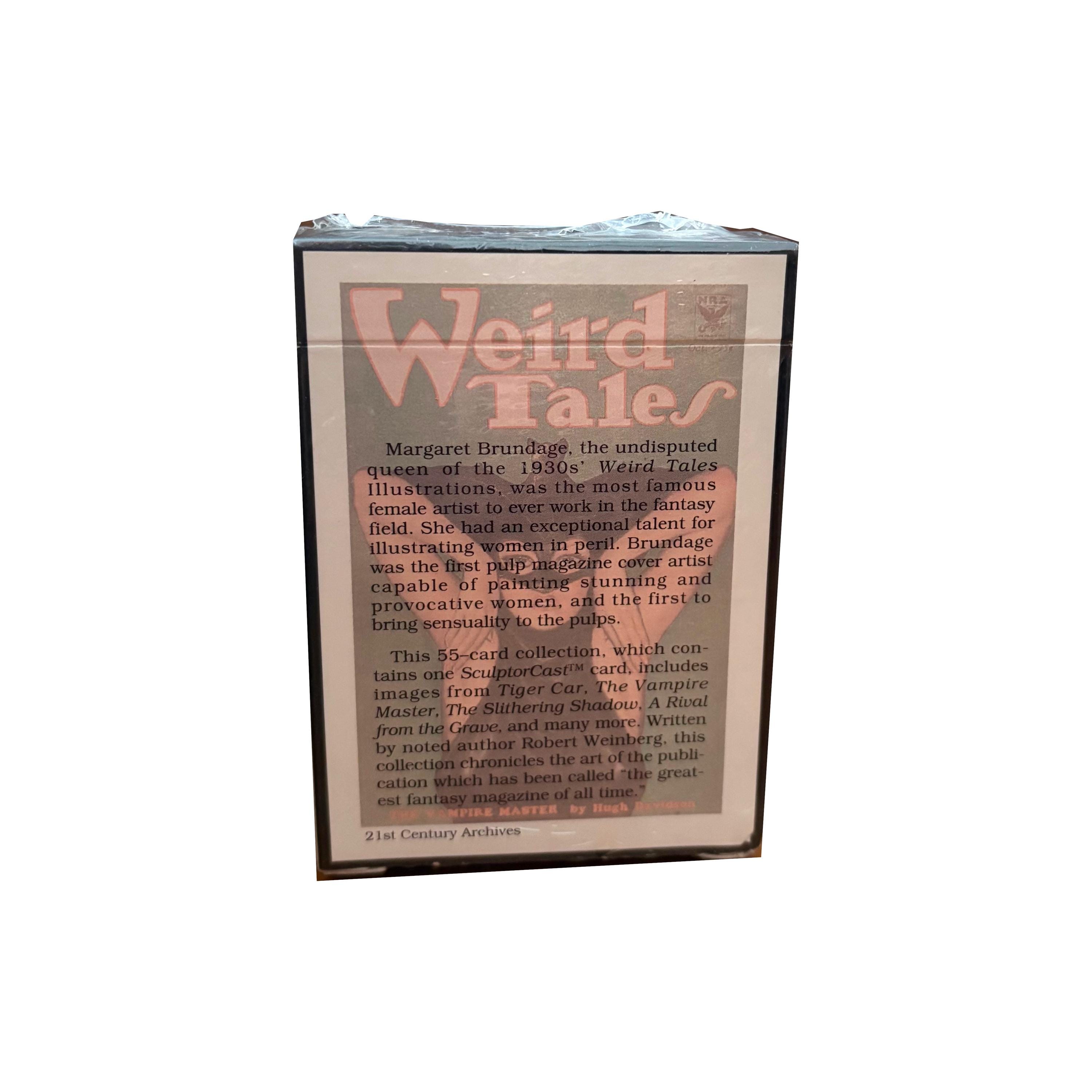 RARE PAQUET DE 55 CARTES WEIRD TALES / WOMEN IN PERIL BY