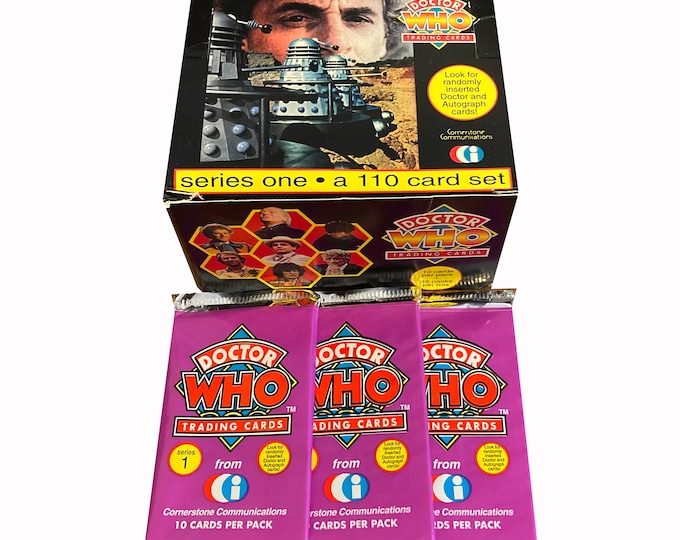 3 Packs of Doctor Who Series 1 Vintage Trading Cards. 10 Cards per Pack ...