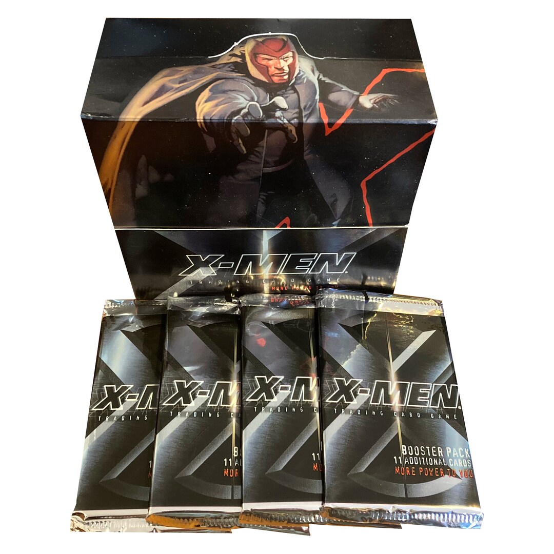 4 Packs of Xmen Trading Card Game Vintage Booster Packs. 11 Etsy