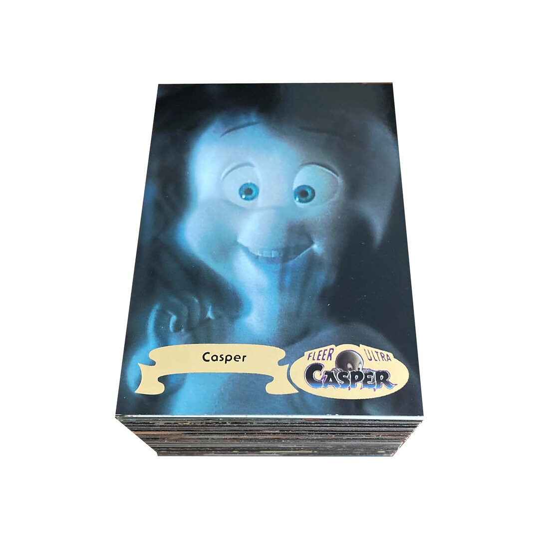 Casper Complete Base Set of 119 Vintage Movie Trading Cards in ...