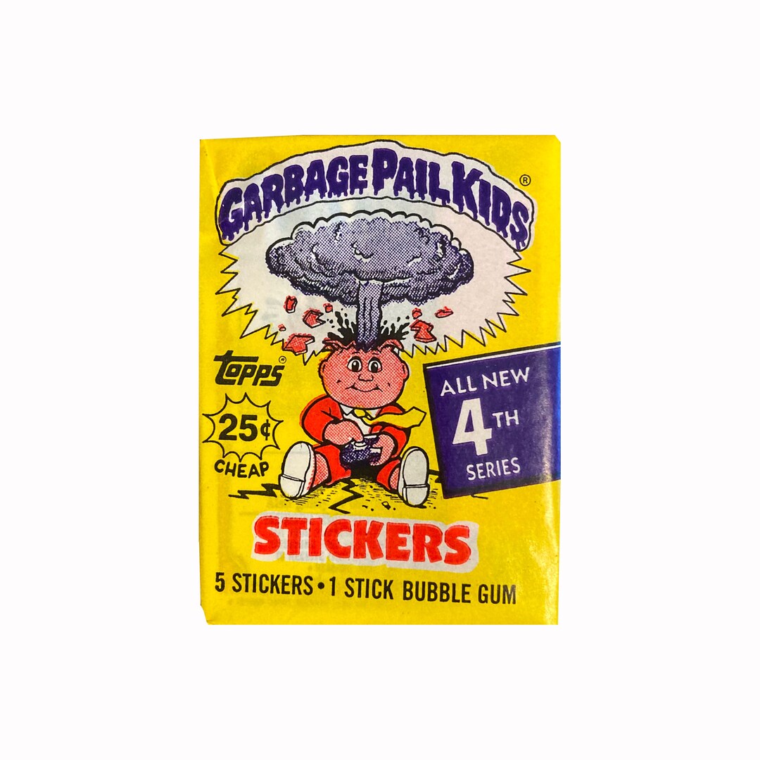 Garbage Pail Kids Original Series 4 Vintage Wax Pack. Contains 5 ...