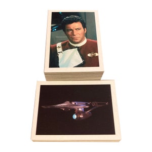 Star Trek III - The Search for Spock complete set of 60 vintage trading cards + 20-card ships subset. Released by FTCC in 1984. Star Trek 3