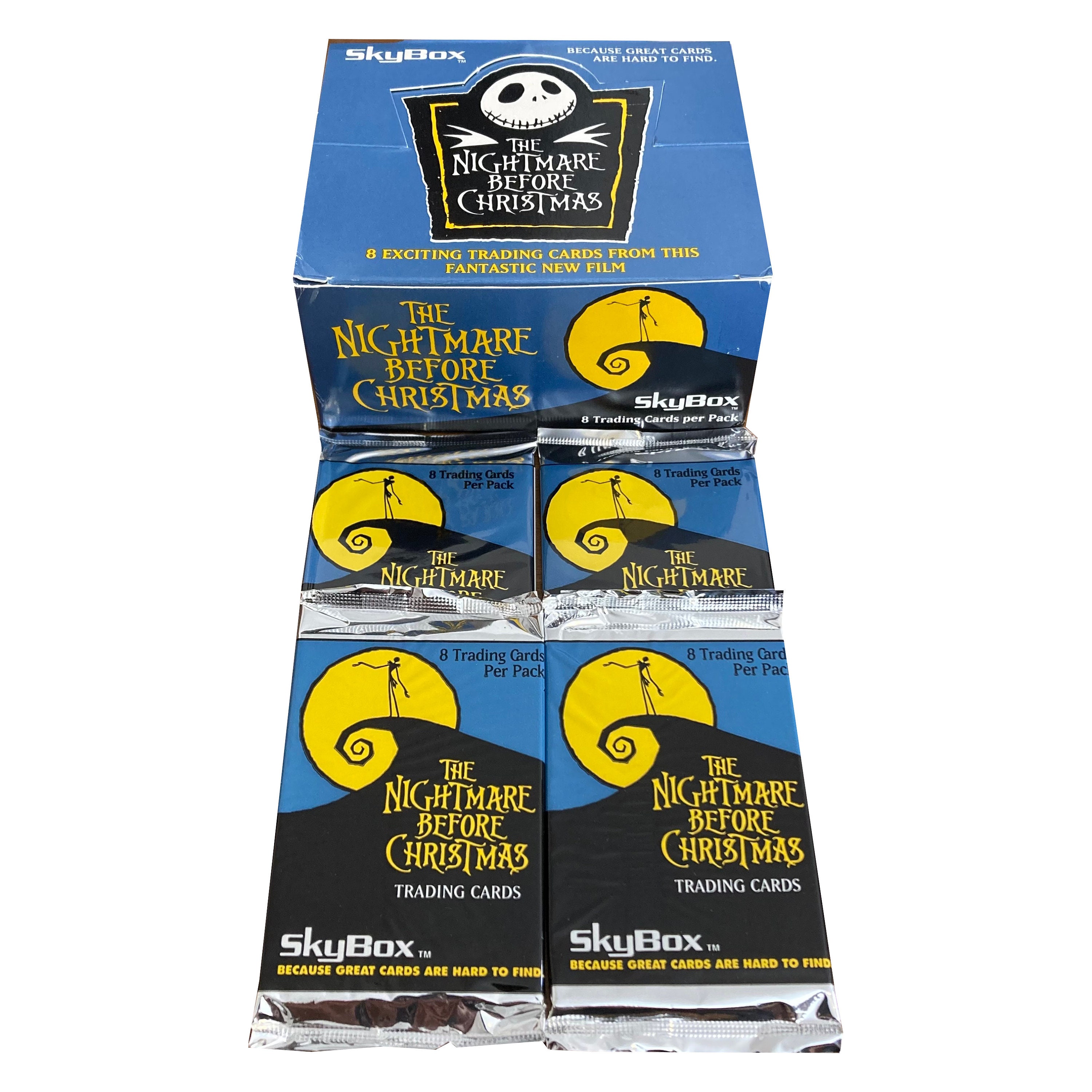 4 Packs of the Nightmare Before Christmas Vintage Trading - Etsy