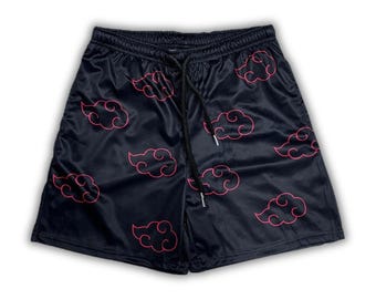 Anime Running Shorts Gym, Anime Shorts, Gym Workout Activewear Clothes, Anime Manga Gym Training Shorts