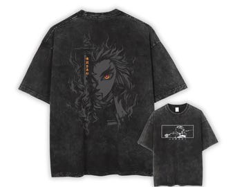 D.S Anime Washed T-Shirt, Anime Japanese Shirt, Vintage Anime Shirt,Manga Shirt, Retro and Vintage Style, Gift for him,Gift for her