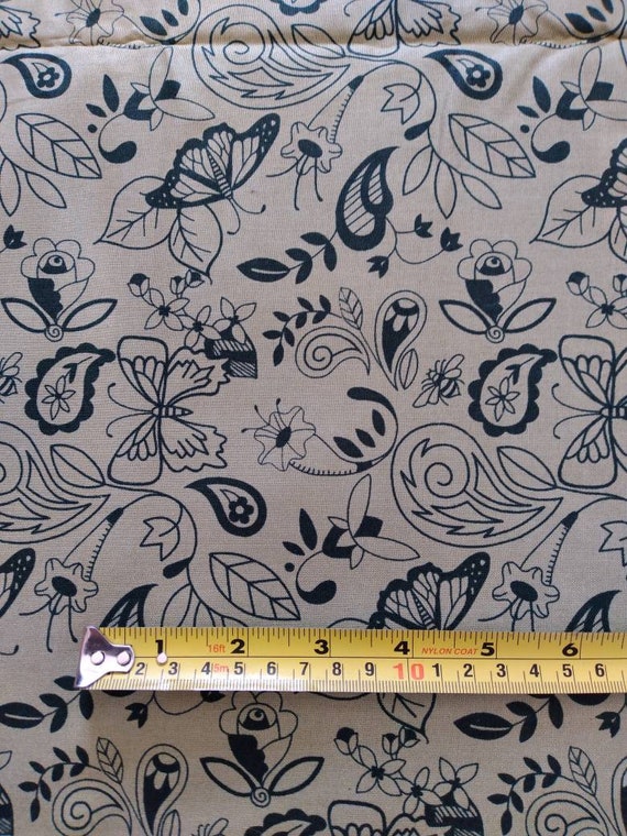 Butterflies on White by Windham Fabrics 42407 100% cotton Quilting Fabric LAST PIECE