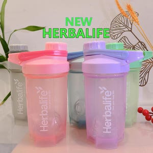 Batidora de proteínas personalizada de 520 ml, vaso mezclador con nombre personalizado - NUEVA botella de agua HERBALIFE - Ideas de regalo para amantes del gimnasio